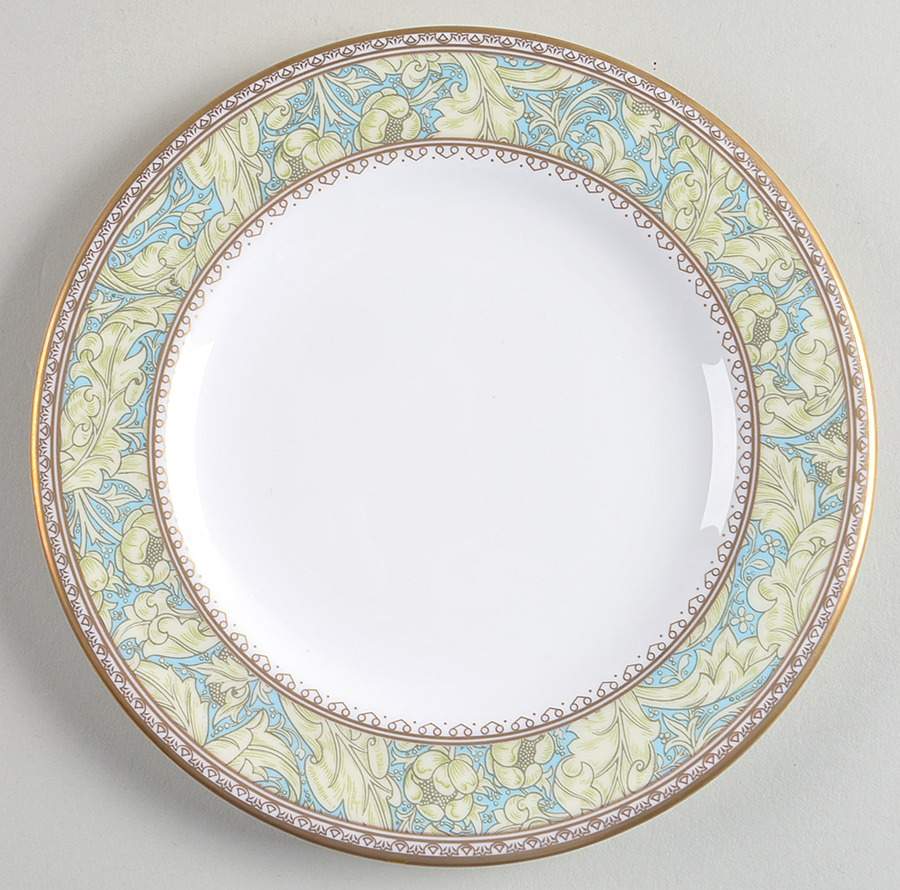 Bachelor's Button Bread & Butter Plate by Nikko-1