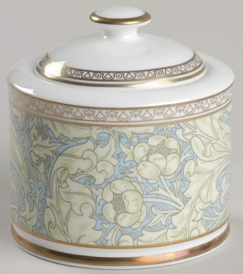 Bachelor's Button Sugar Bowl & Lid by Nikko-1