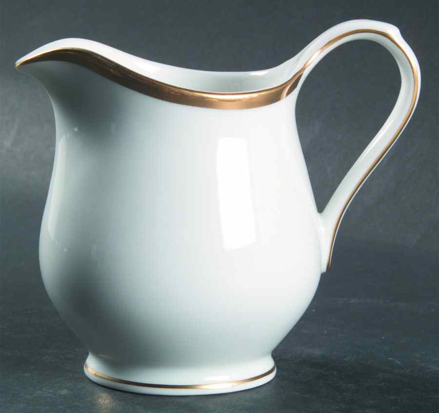 Band of Gold Creamer by Nikko-1
