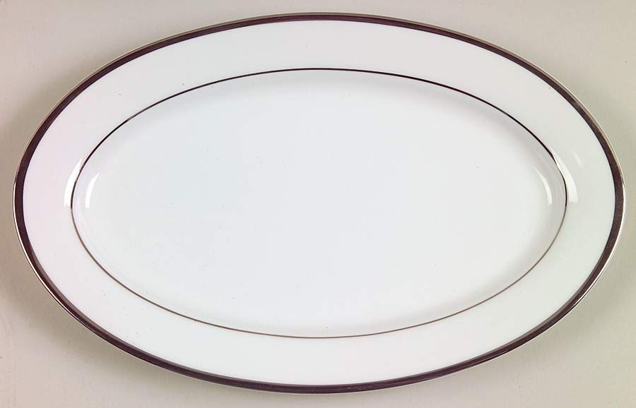 Band of Platinum Relish/Butter Tray by Nikko-1