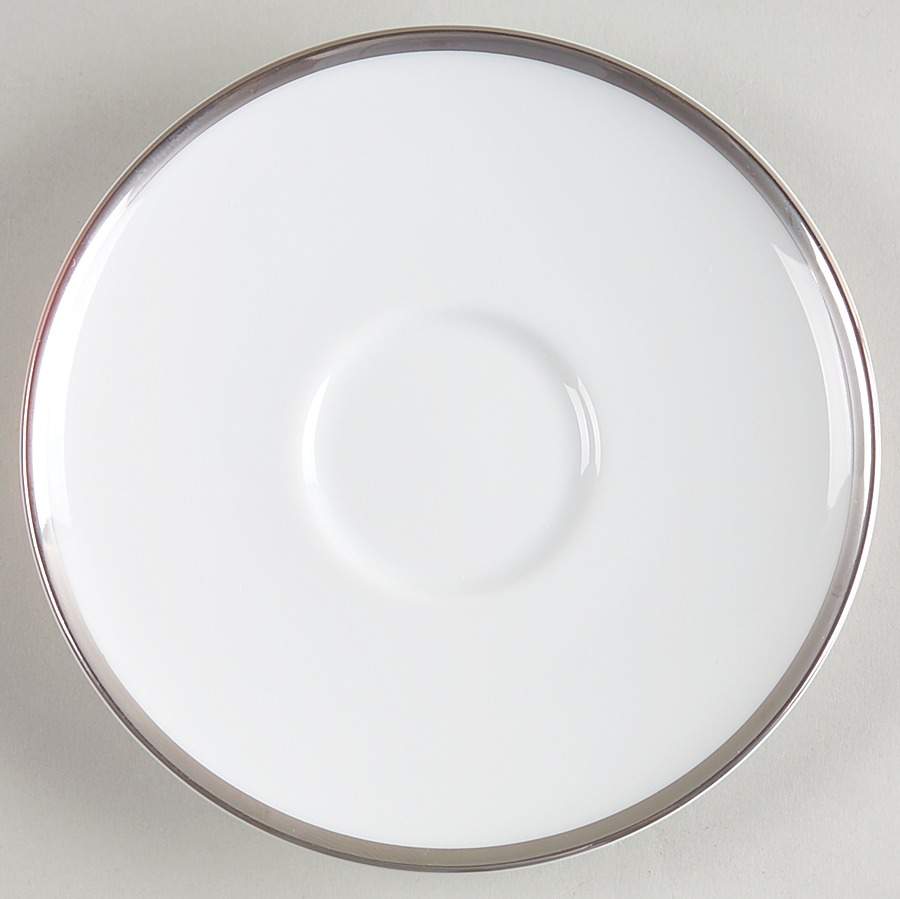 Band of Platinum Saucer for Demitasse Cup by Nikko-1