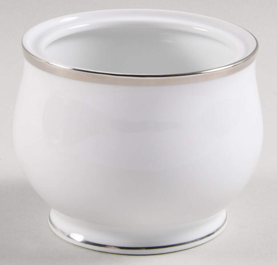 Band of Platinum Sugar Bowl No Lid by Nikko-1