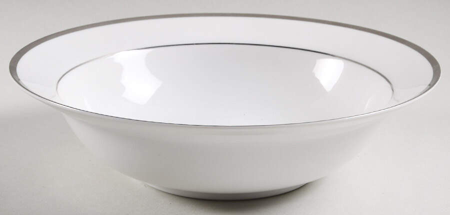 Band of Platinum 9" Round Vegetable Bowl by Nikko-1