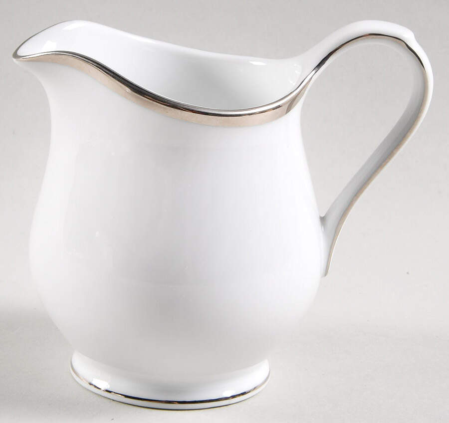 Band of Platinum Creamer by Nikko-1