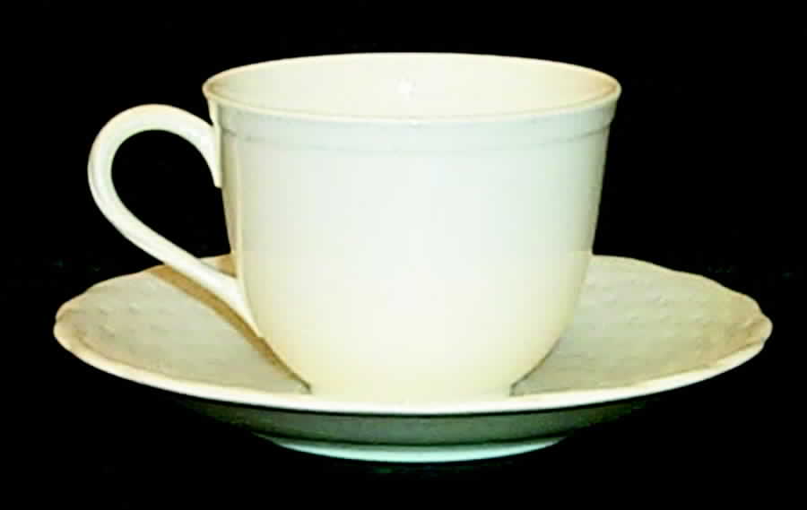 Basketry Flat Cup & Saucer Set by Nikko-1