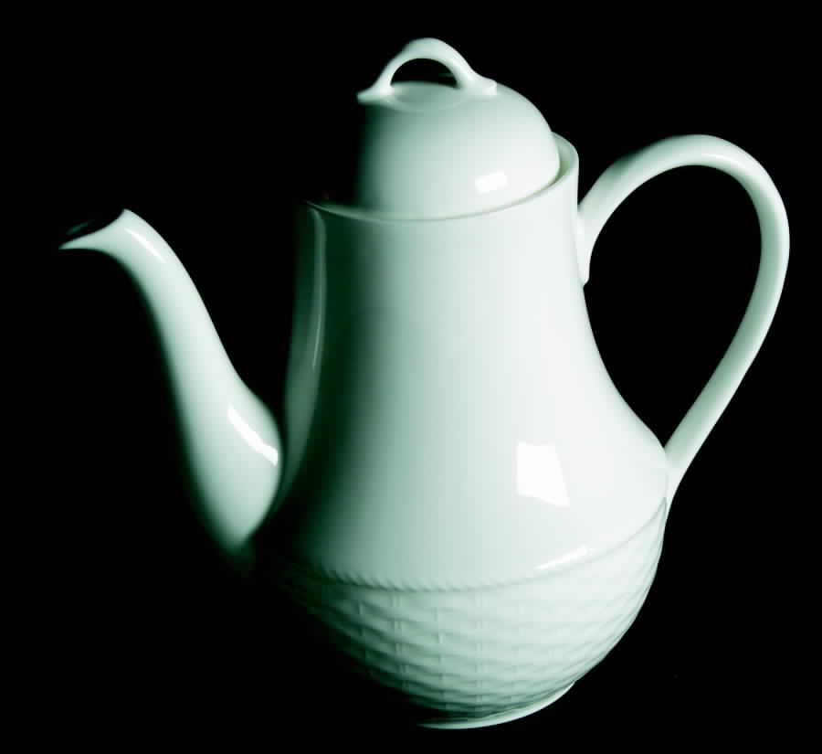 Basketry Tea/Coffee Pot & Lid by Nikko-1