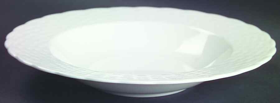Basketry Large Rim Soup Bowl by Nikko-1