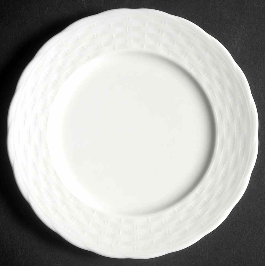 Basketry Bread & Butter Plate/Gravy Underplate by Nikko-1