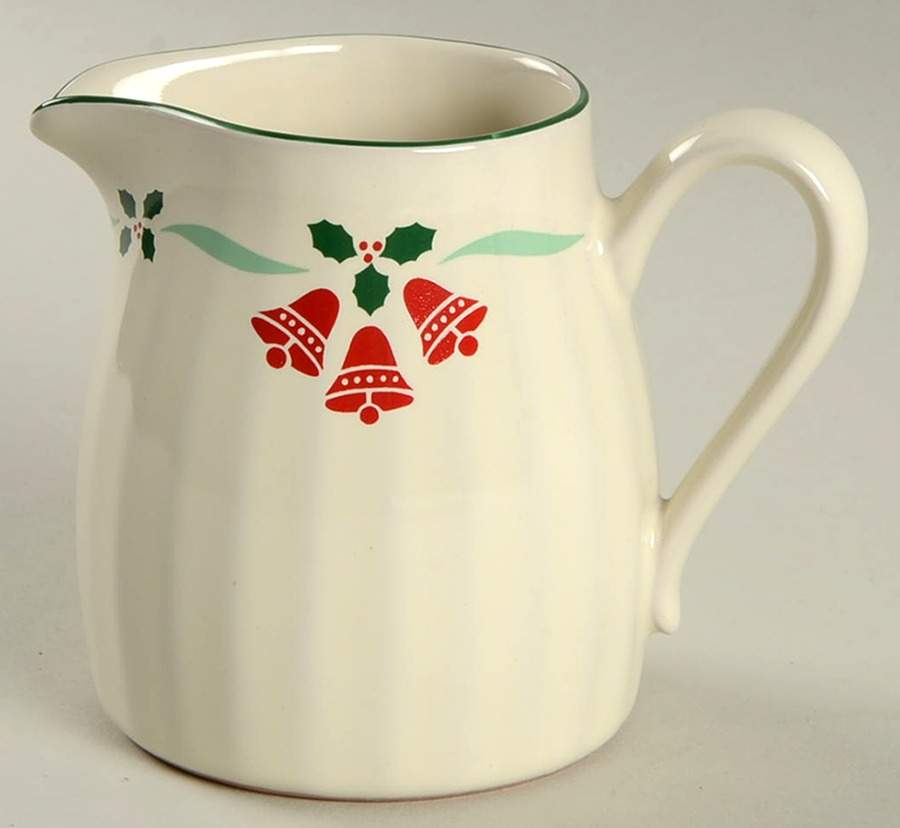 Bells & Holly Creamer by Nikko-1