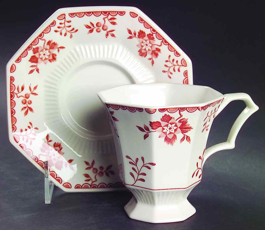 Bittersweet Footed Cup & Saucer Set by Nikko-1