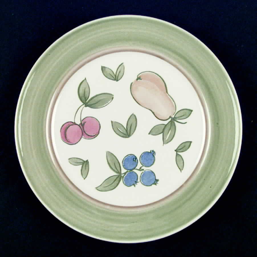 Blueberry Cobbler Salad Plate by Nikko-1