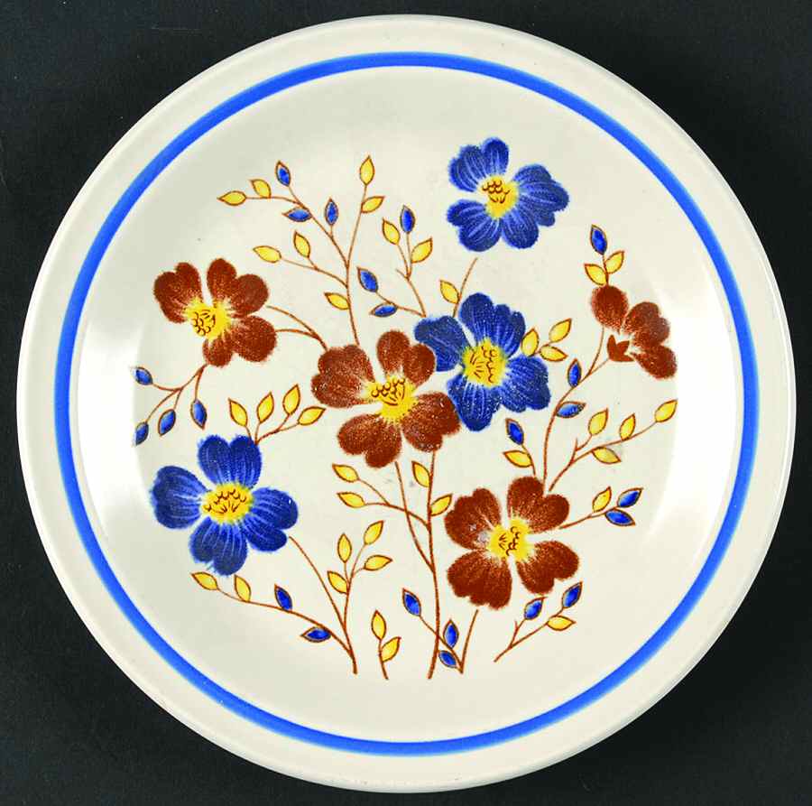 Blossoms Salad Plate by Nikko-1