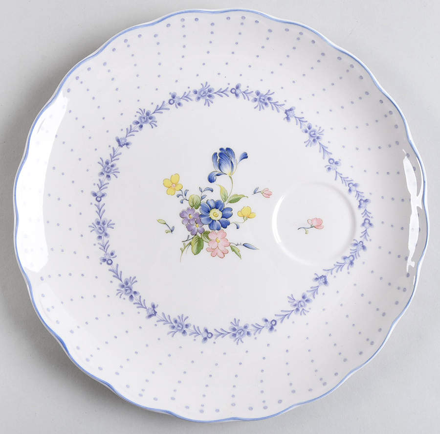 Blue Peony Snack Plate by Nikko-1