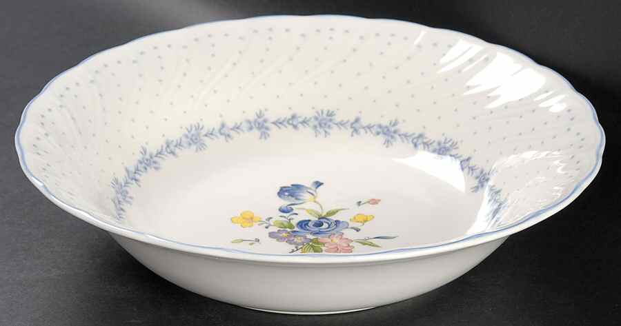 Blue Peony 9" Round Vegetable Bowl by Nikko-1