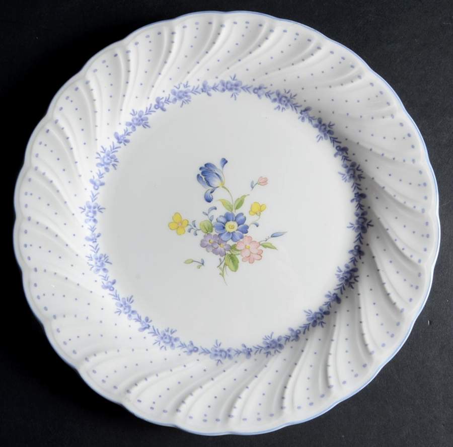 Blue Peony Luncheon Plate by Nikko-1