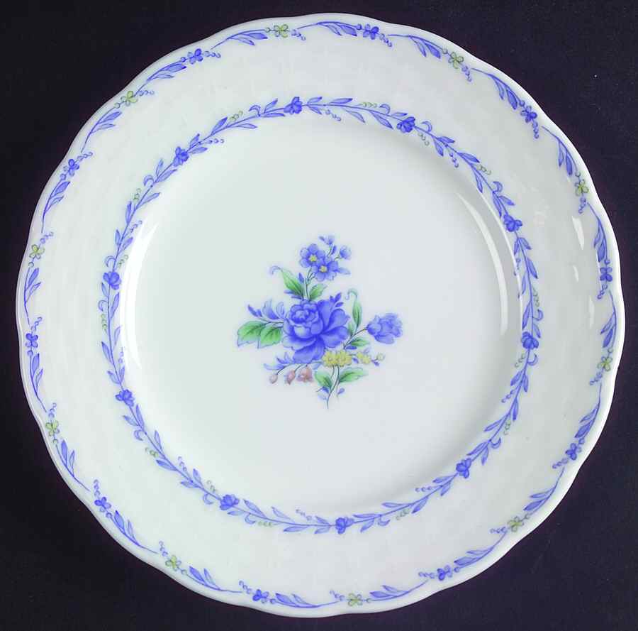 Blue Petals Bread & Butter Plate/Gravy Underplate by Nikko-1