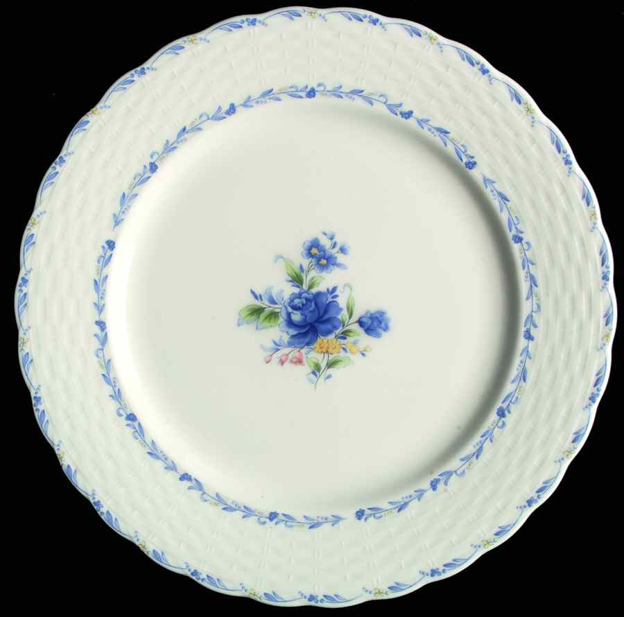 Blue Petals Dinner Plate by Nikko-1