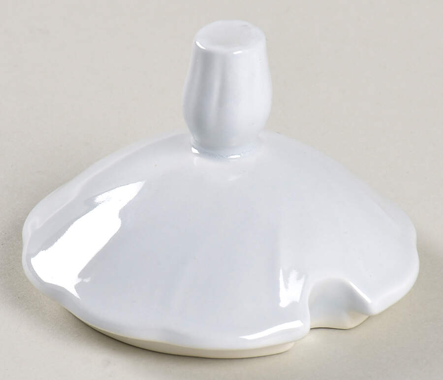 Blue Tulip Lid for Sugar Bowl by Nikko-1
