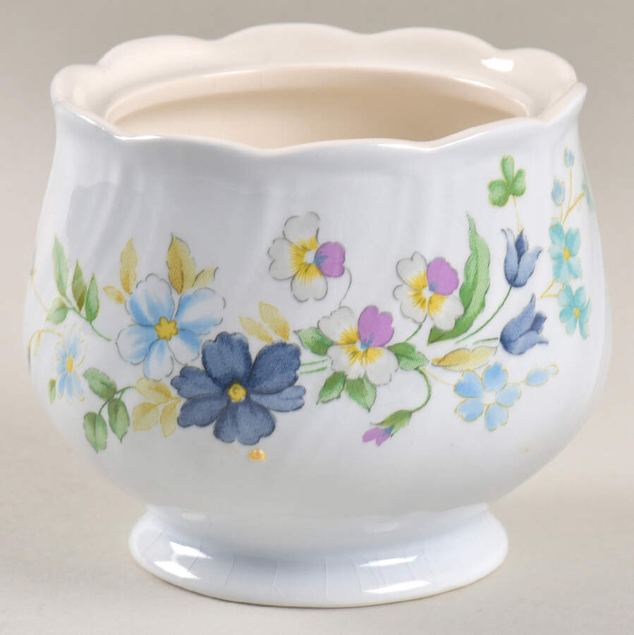 Blue Tulip Sugar Bowl No Lid by Nikko-1