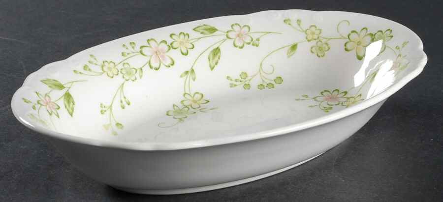 Blossom Time (No Trim) 9" Oval Vegetable Bowl by Nikko-1