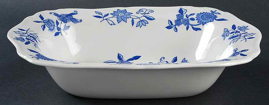 Bluebelle 10" Oval Vegetable Bowl by Nikko-1