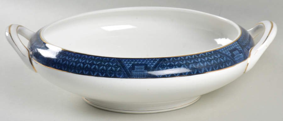 Blue Willow Round Vegetable No Lid by Nikko-1
