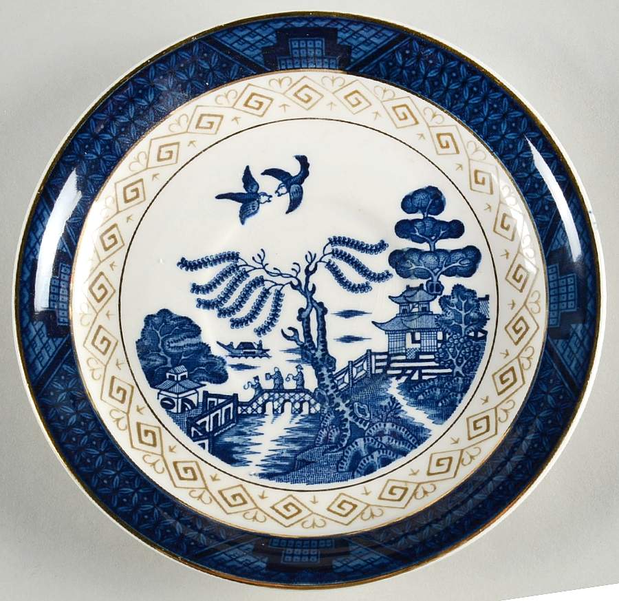 Blue Willow Saucer by Nikko-1