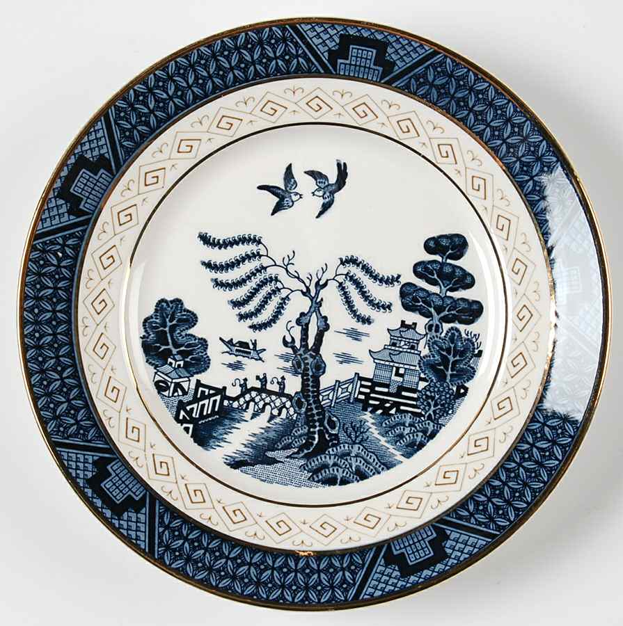 Blue Willow Bread & Butter Plate by Nikko-1