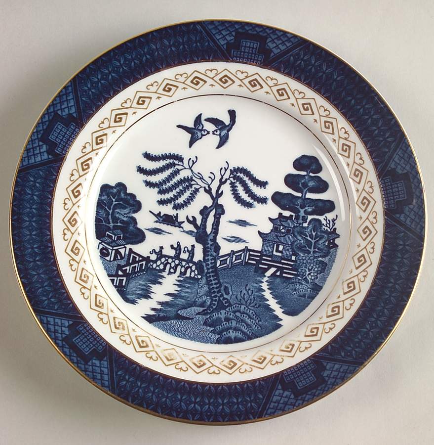 Blue Willow Salad Plate by Nikko-1