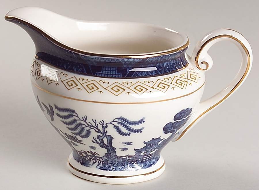 Blue Willow Creamer by Nikko-1