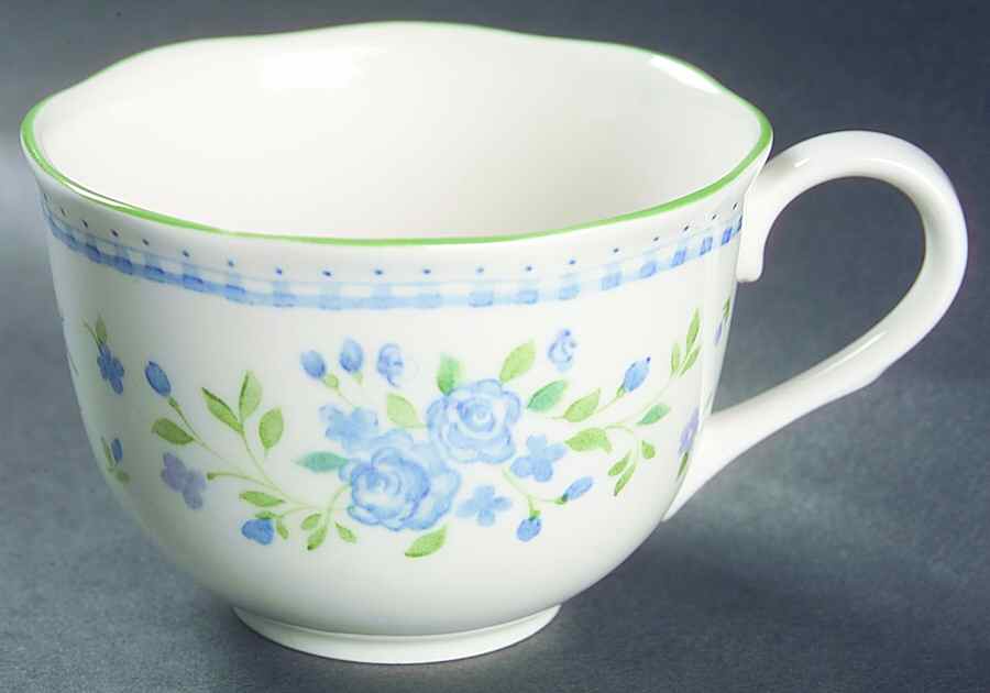 Bonnie Blue Flat Cup by Nikko-1