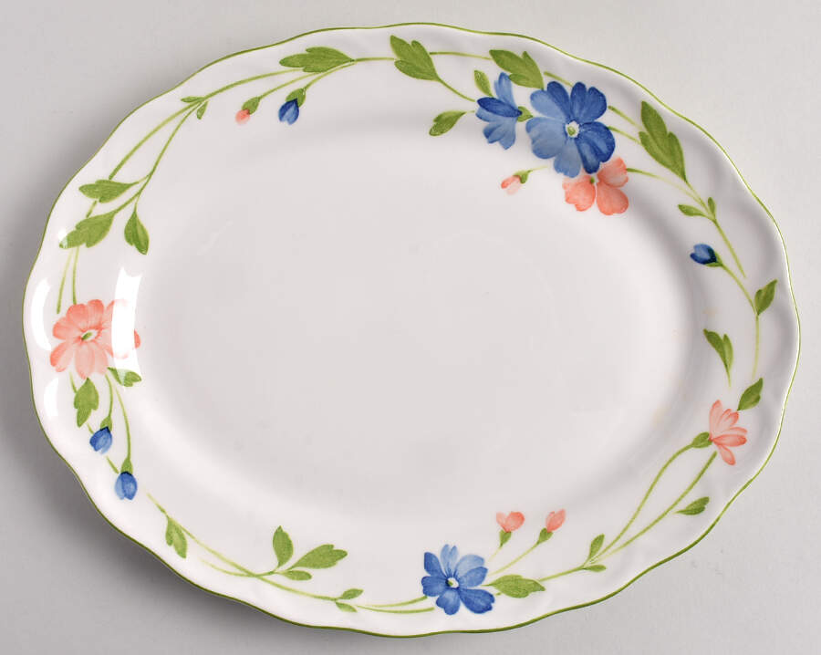 Bordeaux 11" Oval Serving Platter by Nikko-1
