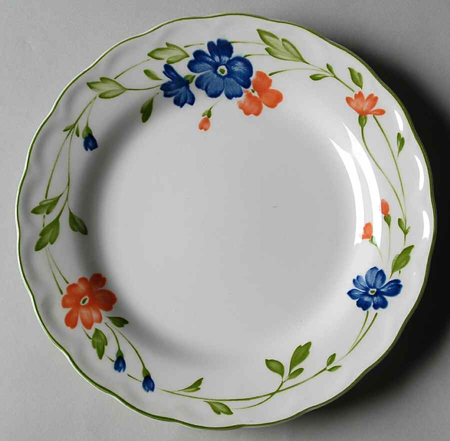 Bordeaux Salad Plate by Nikko-1