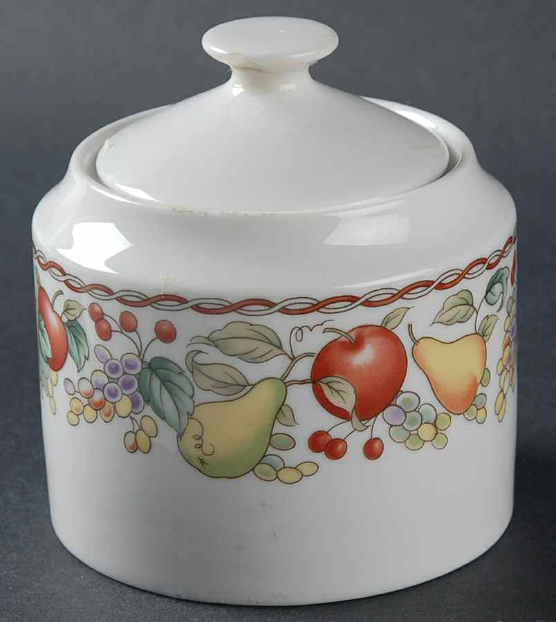 Bountiful Sugar Bowl & Lid by Nikko-1
