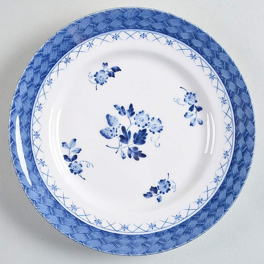 Braided Blue Salad Plate by Nikko-1