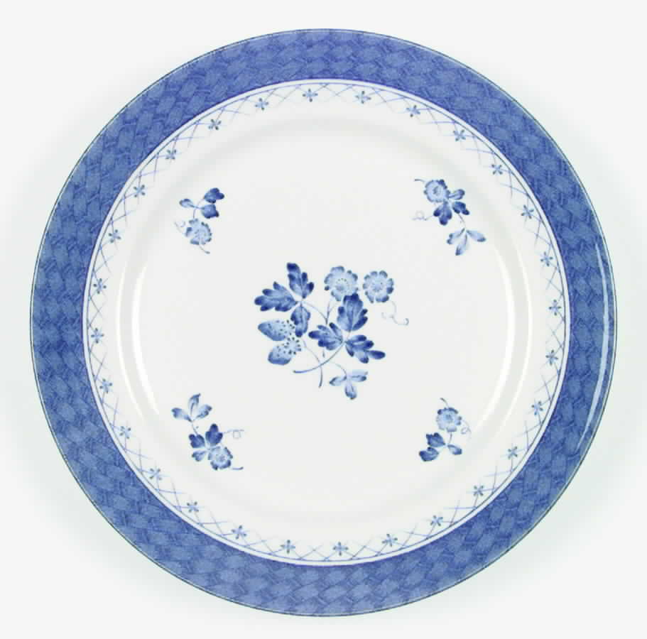 Braided Blue Dinner Plate by Nikko-1