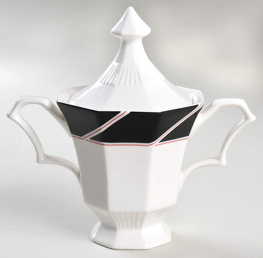 Cabaret Sugar Bowl & Lid by Nikko-1