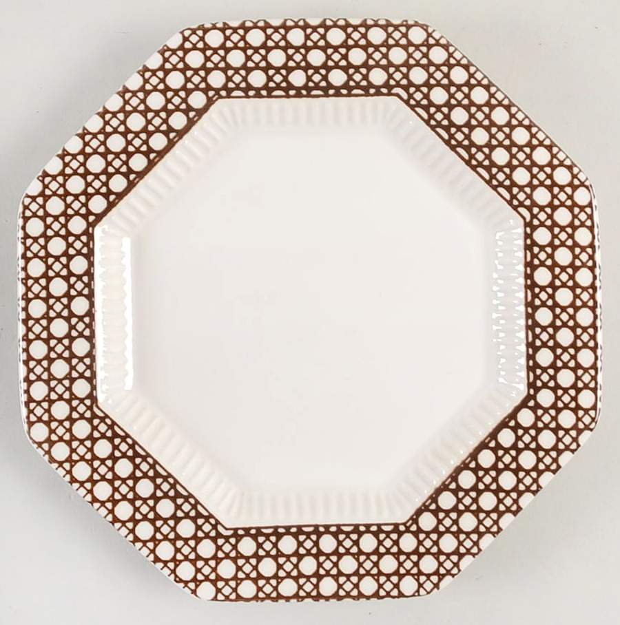 Cane Bread & Butter Plate by Nikko-1
