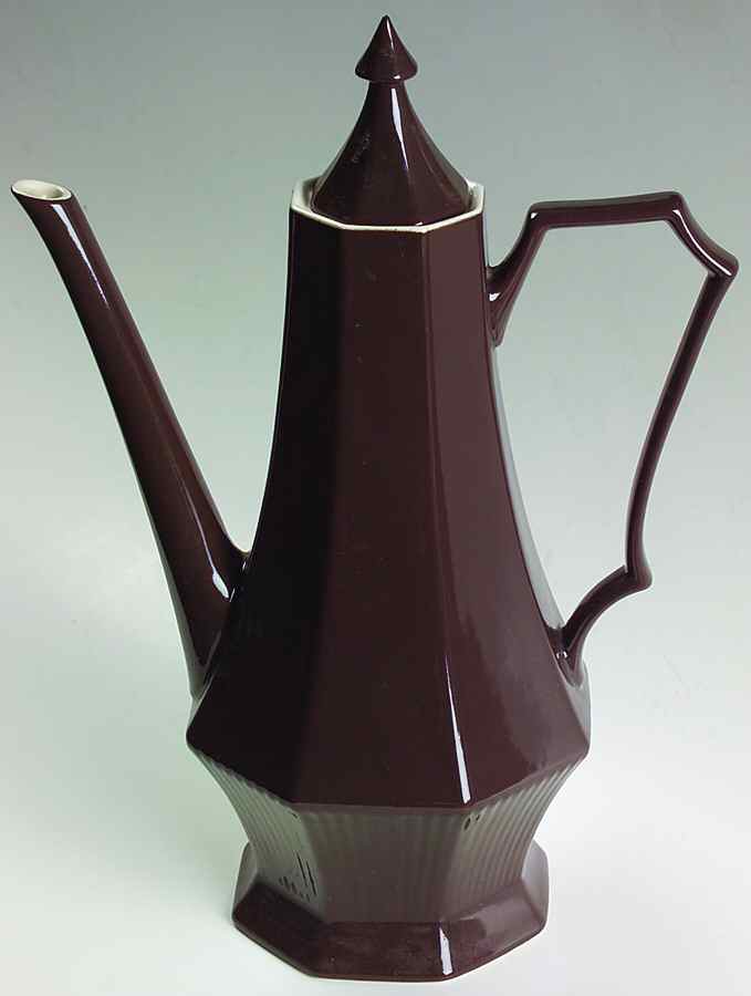 Cane Coffee Pot & Lid by Nikko-1