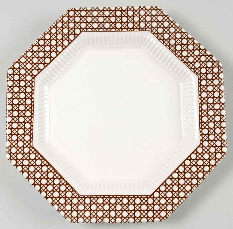 Cane Dinner Plate by Nikko-1