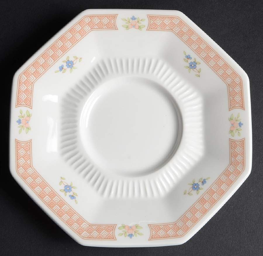 Cameo Rose Saucer by Nikko-1