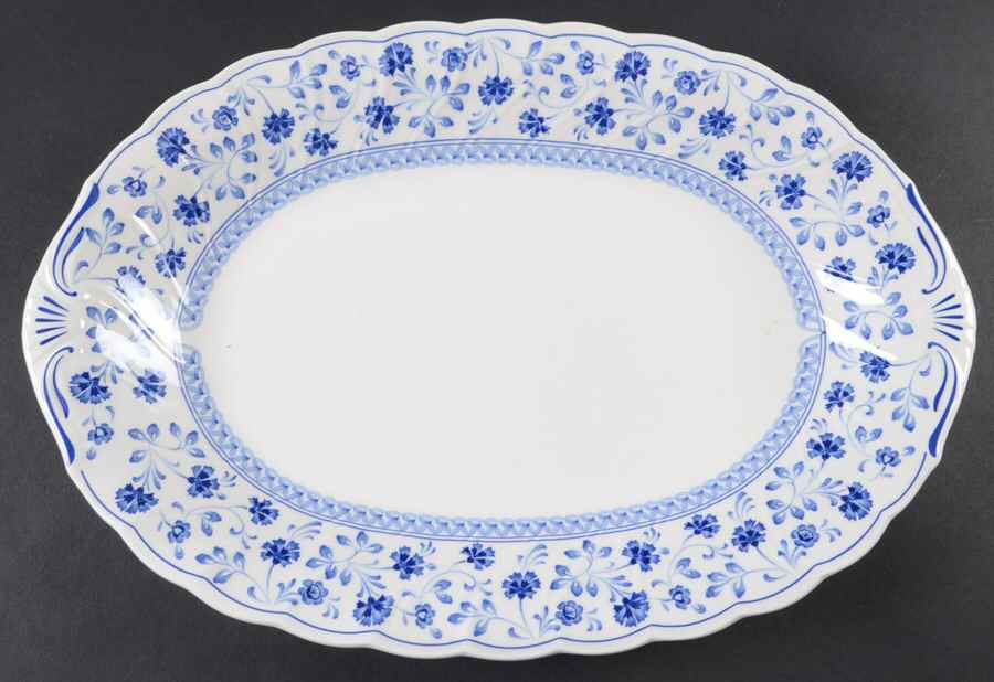 Chatham 14" Oval Serving Platter by Nikko-1