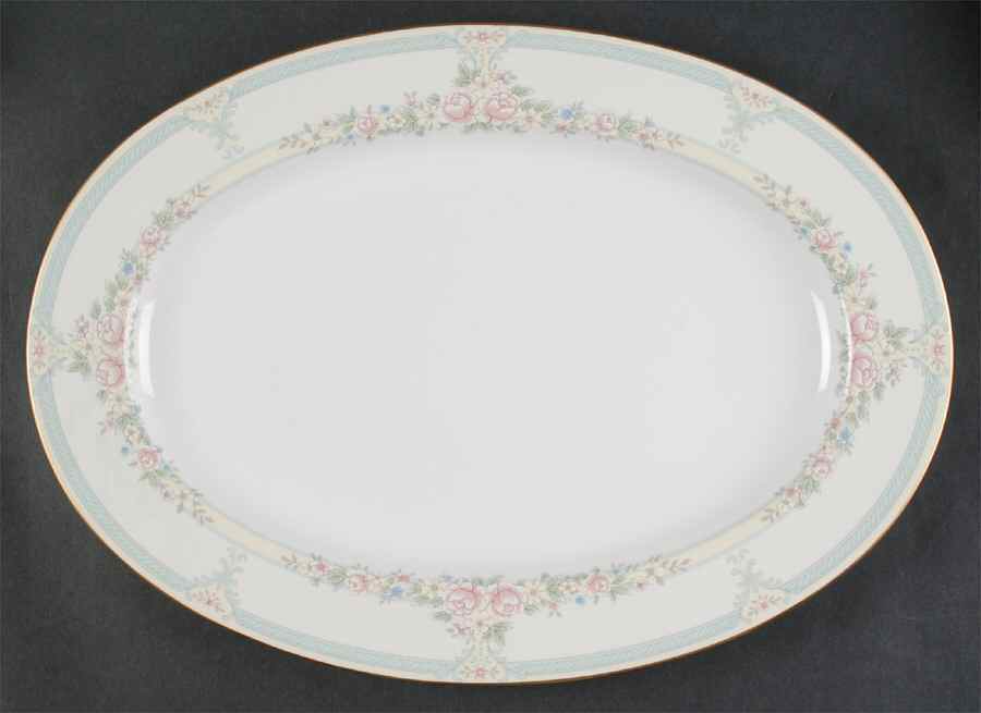 Chelsea 14" Oval Serving Platter by Nikko-1