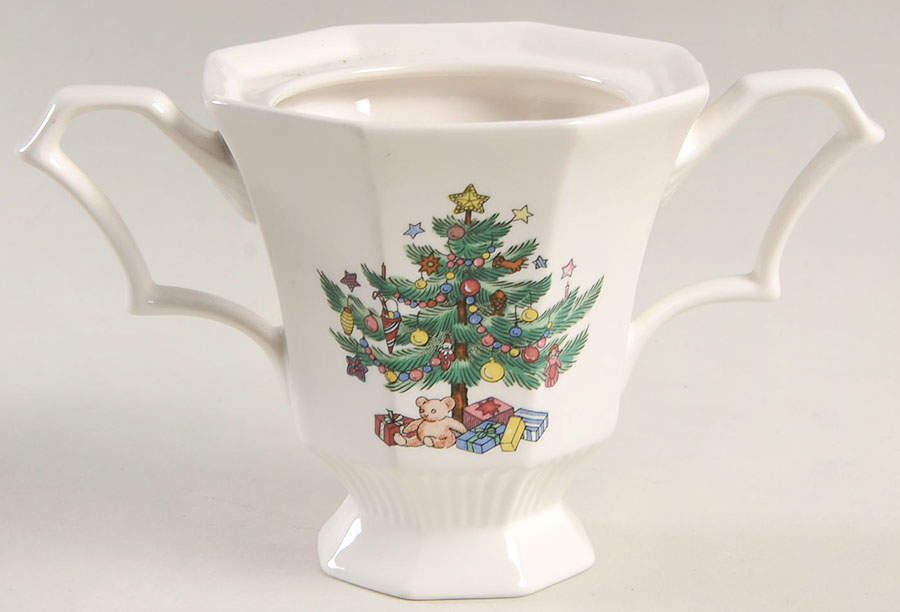 Christmastime Sugar Bowl No Lid by Nikko-1
