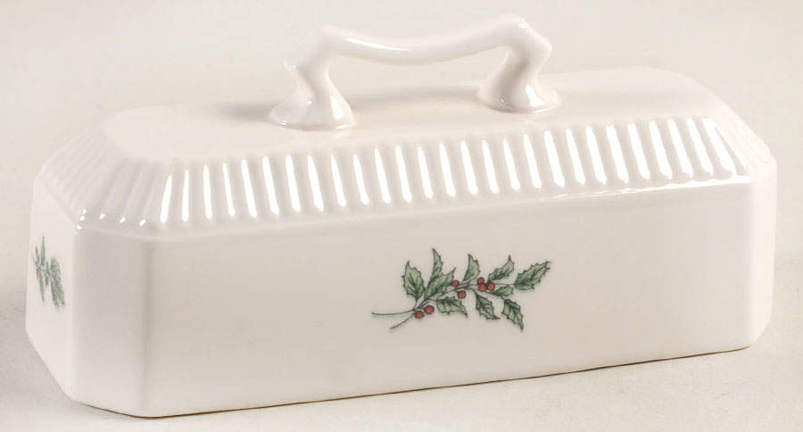Christmastime Lid for 1/4 Lb Butter by Nikko-1