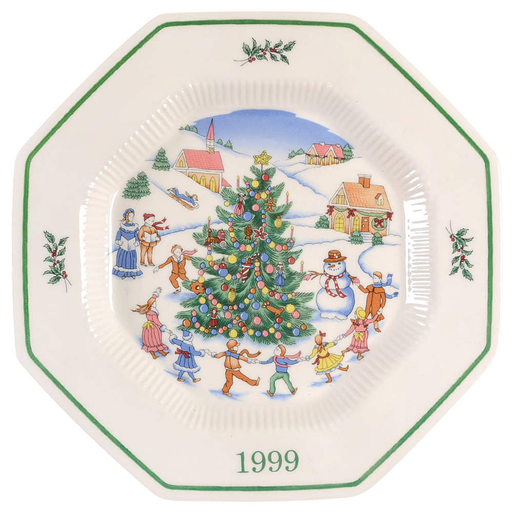 Christmastime 1999 Collector Plate by Nikko-1