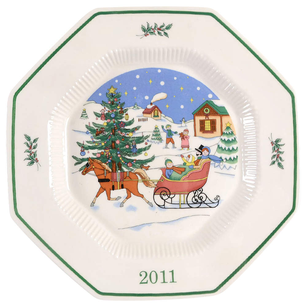 Christmastime 2011 Collector Plate by Nikko-1