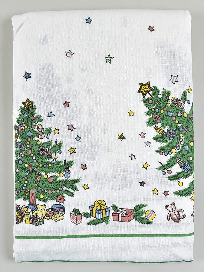 Christmastime 60" x 84" Rectangular Tablecloth by Nikko-1