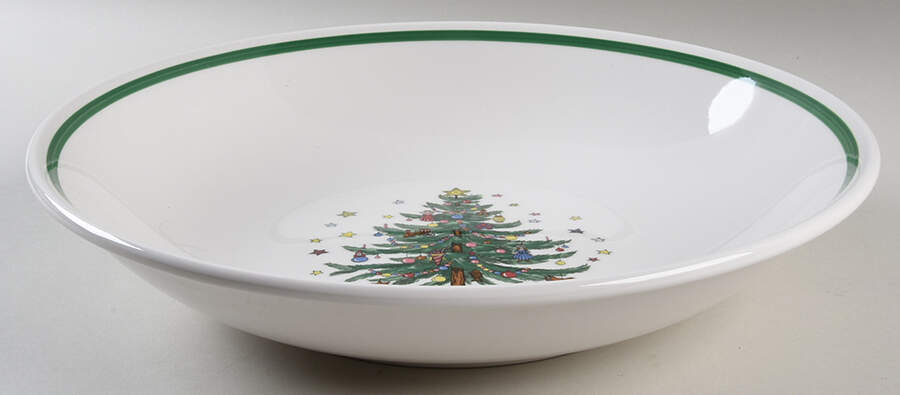 Christmastime 12" Pasta Serving Bowl by Nikko-1