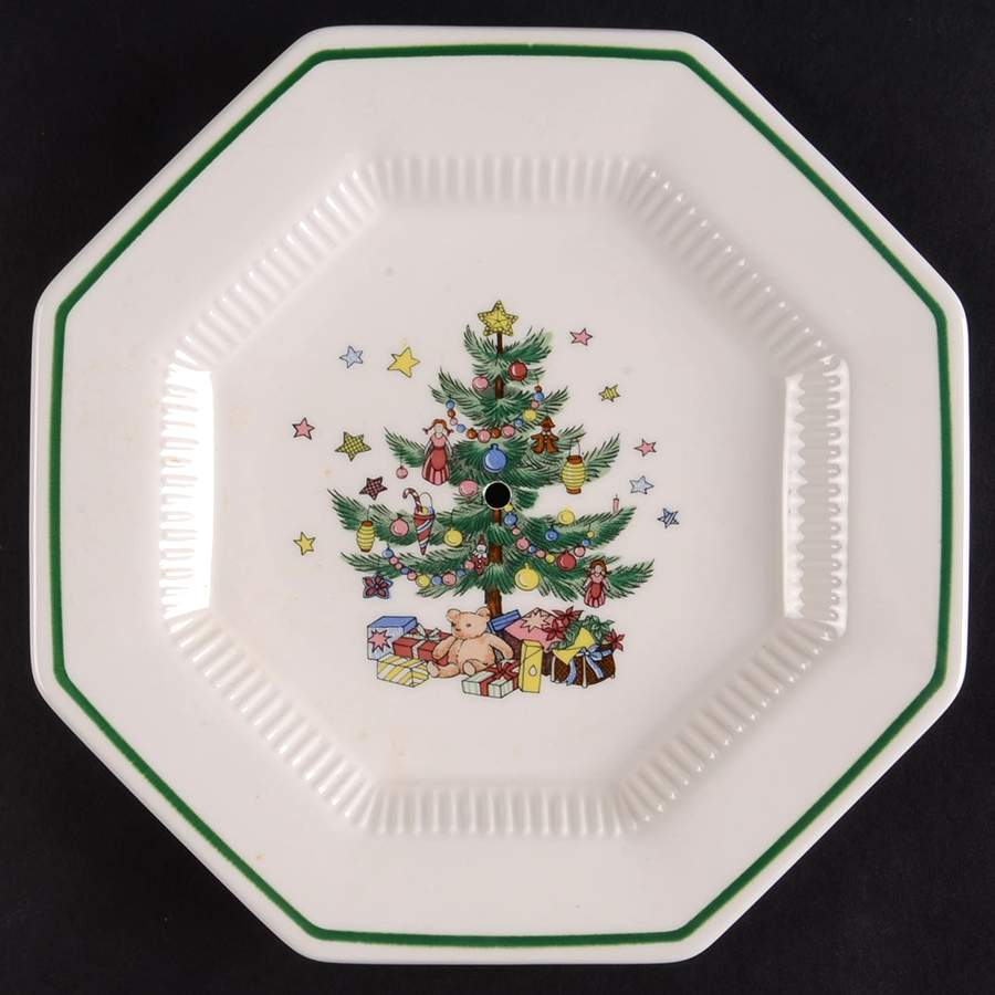 Christmastime Salad Plate for 2-Tiered Serving Tray by Nikko-1
